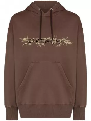 Givenchy Barbed Wire-Print Hoodie worn by Dru Tejada (Lovell