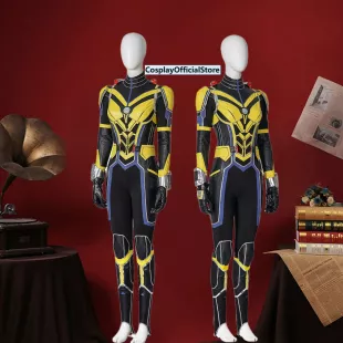 Ant-Man and the Wasp: Quantumania Cosplay, Hope van Dyne Cosplay Costume, The Wasp Cosplay Jumpsuit For Halloween Party