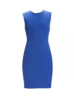 Theory - Double Stretch Sleeveless Sheath Dress