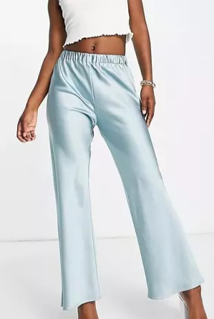 Satin Wide Leg Pants