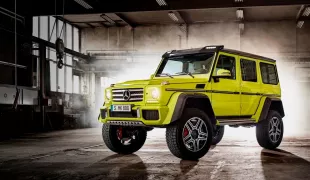 The Mercedes-Benz G-Class G 500 4x4²: G-Class Squared.