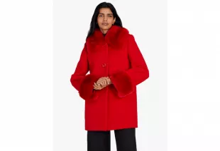 Faux Fur Trim Anita Coat