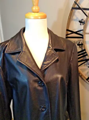 Sarah Goldberg Barry Sally Reed Leather Jacket - Jackets Masters