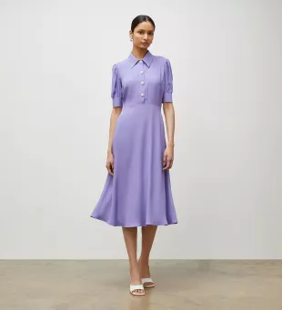 Finery London - Jaela Purple Midi Dress