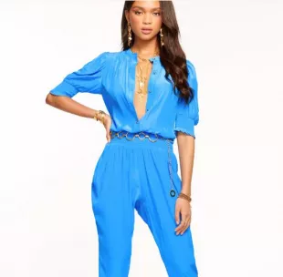 Tracey Puff Sleeve Jumpsuit