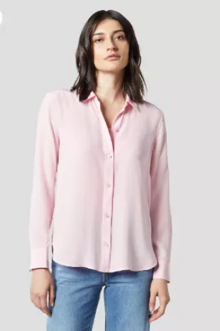 Leema Silk Shirt in pink