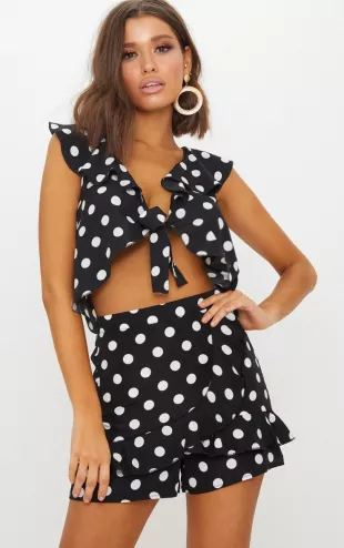 Pretty little thing hot sale polka dot top