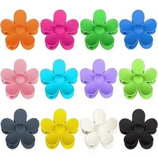 Flower Claw Clips 12 PCS Large Daisy Hair Claw Clips