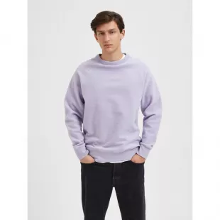 Sweat-shirt Homme Coton Brossé Bio Kronstadt Lars - Col Rond, Coupe Régulière, Prix Conseillé 55€