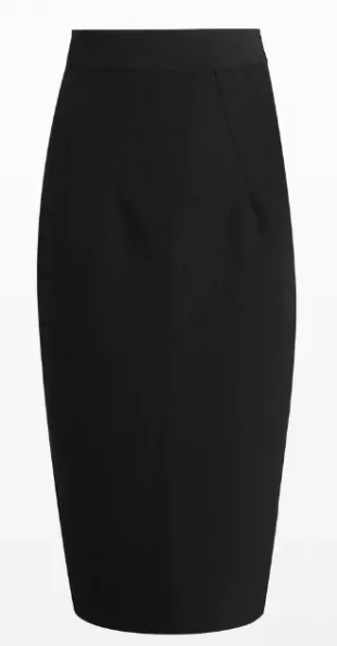 Hokoku Green Pencil Skirt