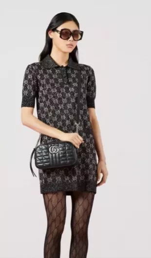 Gucci - Jacquard GG logo Dress