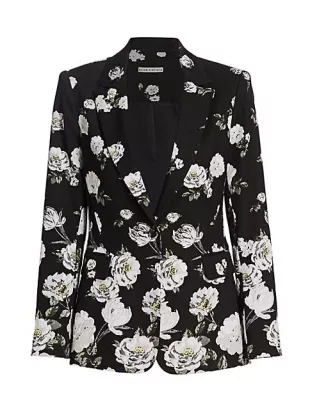 Alice + Olivia - Macey Fitted Floral Blazer