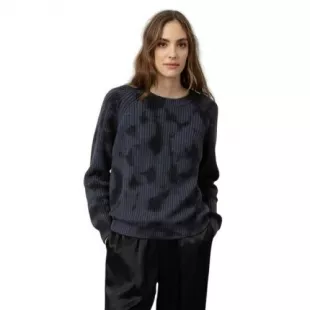 Venus Iron Black Tie Dye Sweater