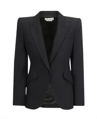Single-Breasted Structured Blazer