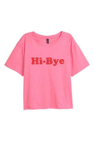 Top avec impression   Rose