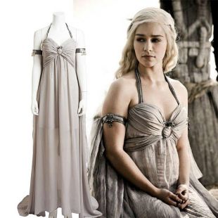 Dragon Mother Daenerys Targaryen Dress Dragon Mother Daenerys Targaryen Cosplay Costume from Game of Thrones