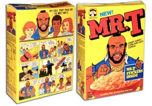 Quaker MR. T Cereal BOX