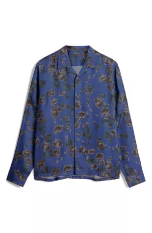 Charlie Floral Button-Up Camp Shirt