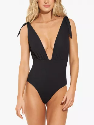 Maaji Faena Plunge Swimsuit worn by Alison Thomas West Duchovny