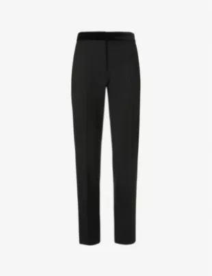Noam straight-leg Mid-rise Stretch Recycled Polyester-blend Trousers