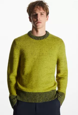 Mohair And Wool-Blend Crew Neck Jumper