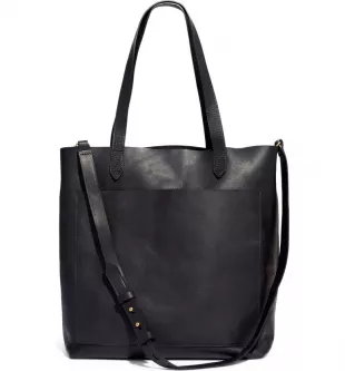 Medium Leather Transport Tote