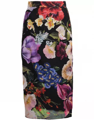 Floral Sheer Skirt