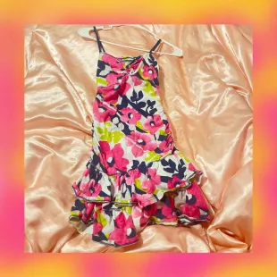 Pink Floral Summer Dress