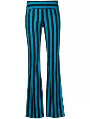 Striped Bootcut Trousers