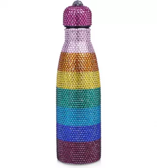 Crystal Quench Water Bottle In Rainbow