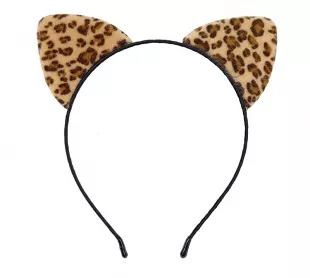 Bonnie Z. Leonardo Leopard Cat Ear Headband