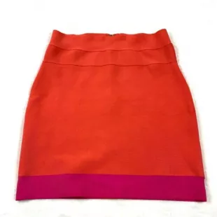Hervé Léger - Color Block Bandage Mini Skirt