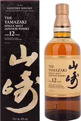 12 Ans Single Malt Yamazaki Whisky Japonais, 70 cl