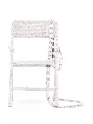Area Crystal Chair Bag worn by Christine Quinn as seen in Selling