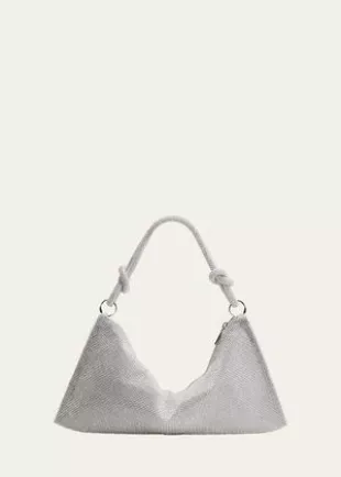 Hera Knotted Rhinestone Mini Shoulder Bag