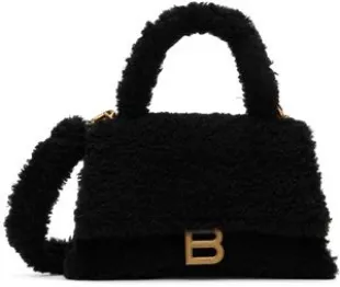Black Small Hourglass Bag