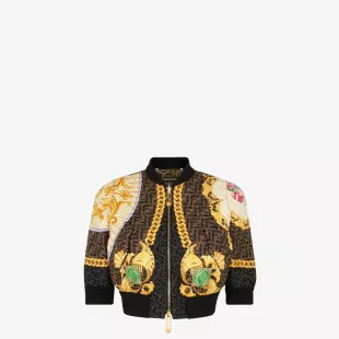 Fendace Multicolour Silk Jacket