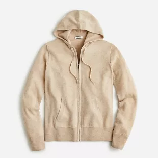 Cashmere Full-Zip Sweater-Hoodie