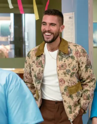 The Other Two S03 Josh Segarra Floral Jacket