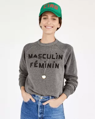Sweatshirt in Masculin Feminin
