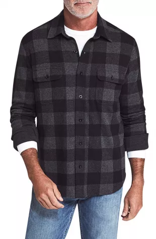 Legend Buffalo Check Flannel Button Up Shirt