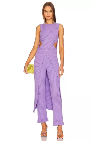 Nakia Knit Top in Lavender