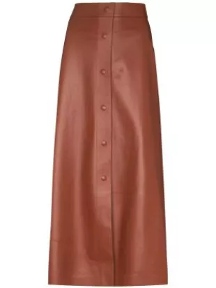 A-Line Mid-Length Skirt