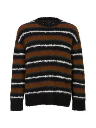 Oskar Striped Oversized Fit Sweater