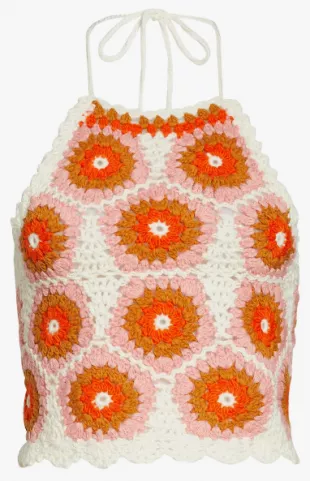 Hayden Crochet Wool Blend Tank Top