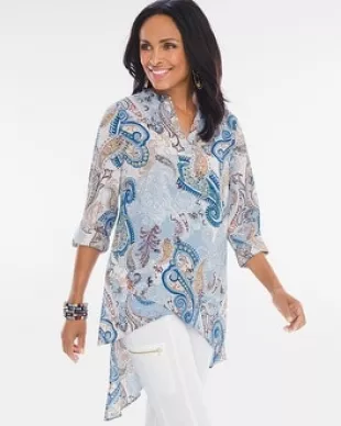 Chico's - Paisley Layered Tunic