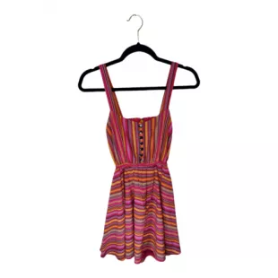 Pink Cut Out Summer Dress