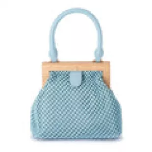 Olga Berg - Marlo Ball Mesh Handle Bag