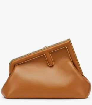 First Small Leather Brown