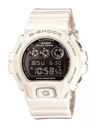 G-Shock Mirror-Metallic White Mens Digital Watch DW6900NB-7